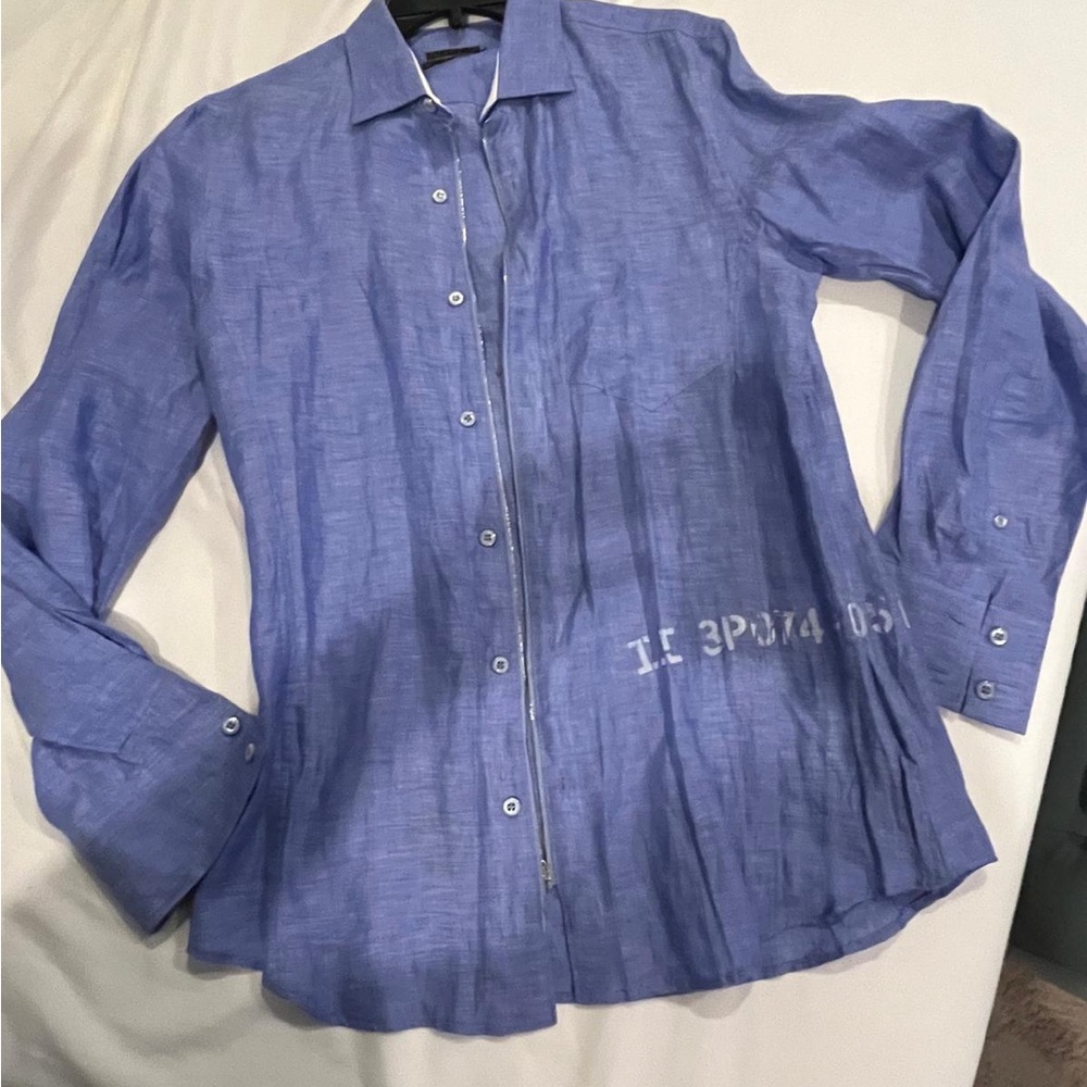 ICEBERG - Blue Button-Up Shirt